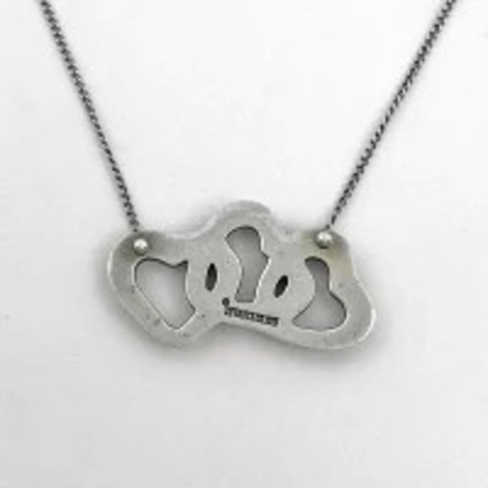 Tiffany Co Open Heart Necklace Triple Sterling Silver